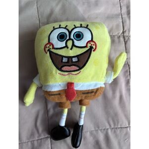 Nickelodeon, Spongebob Squarepants Poseable, Plush Doll Toy 10 Inch